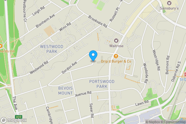 Map location for Livingstone Road, Southampton, Hampshire, SO14 6WL