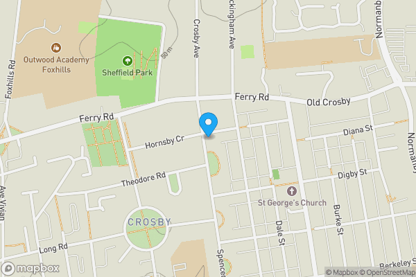 Map location for 110 Spencer Avenue, Scunthorpe, Lincolnshire DN15 7SB