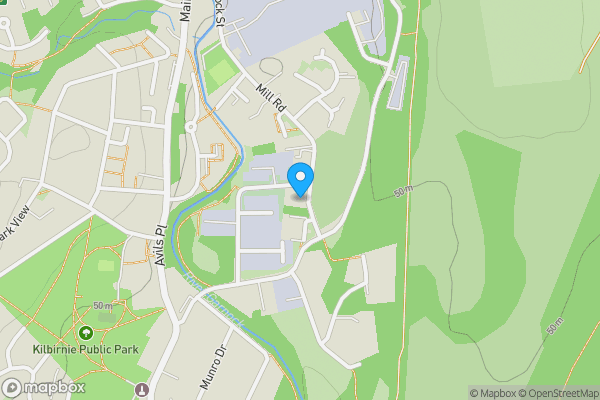 Map location for 38, Knoxville Road, Kilbirnie, North Ayrhsire, KA25 7EB