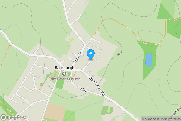 Map location for Hickleton Hall, Doncaster, South Yorkshire, DN5 7BA