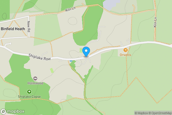 Map location for Land at Shiplake Row, Binfield Heath, Henley-On-Thames, RG9 4DP