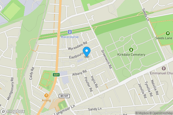 Map location for Bakewell Grove, Liverpool, Merseyside, L9 0JD