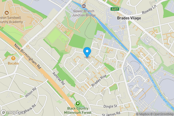 Map location for 83 Bhullar Way, Oldbury, West Midlands, B69 2GJ