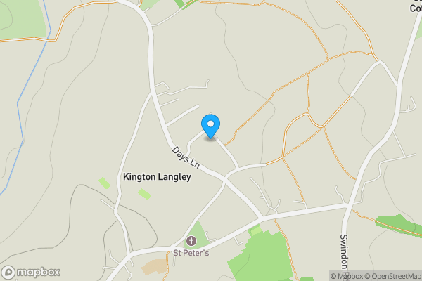 Map location for 12, Doveys Terrace, Chippenham, Kington Langley, SN15 5NX