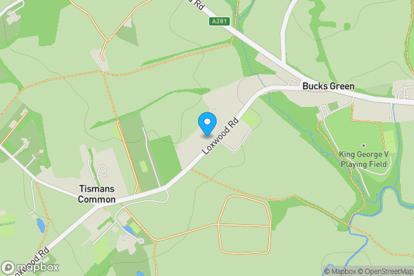 Map location for Woodfalls Manor, 5 Loxwood Road, Rudgwick, Horsham, West Sussex, RH12 3DW