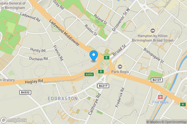 Map location for Metropolitan House, Birmingham, West Midlands, B16 8JA