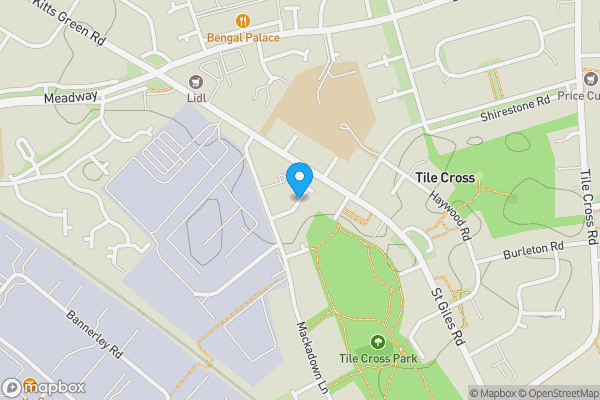 Map location for Richford Grove, BIRMINGHAM, West Midlands, B33 0NJ