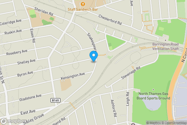 Map location for 104a , Shakespeare Crescent, Manor Park, London E12 6LP