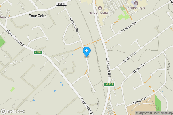 Map location for Irnham Road, SUTTON COLDFIELD, West Midlands, B74 2TQ