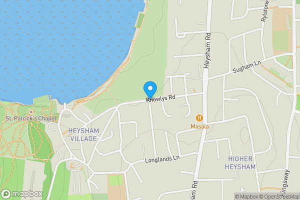 Map location for Longlands Avenue, Morecambe, Lancashire, LA3 2NU