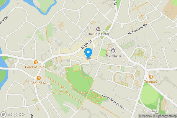 Map location for 37/39 Baker Street, Weybridge, Surrey, KT13 8AE