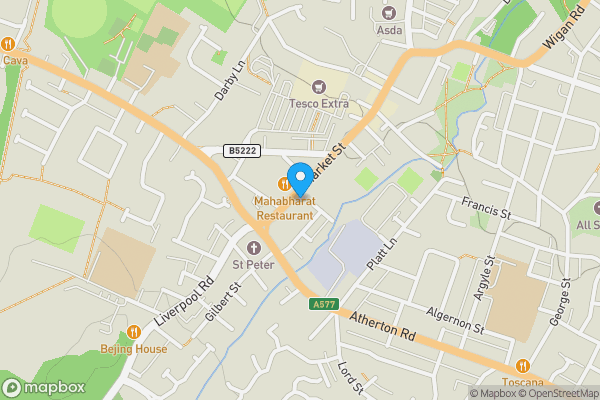 Map location for 135 Market Street, Hindley, Wigan, Greater Manchester, WN2 3AA