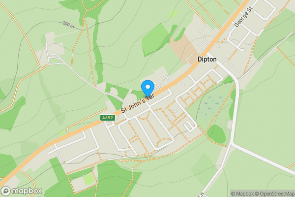 Map location for St. Johns Terrace, Stanley, County Durham, DH9 9DT