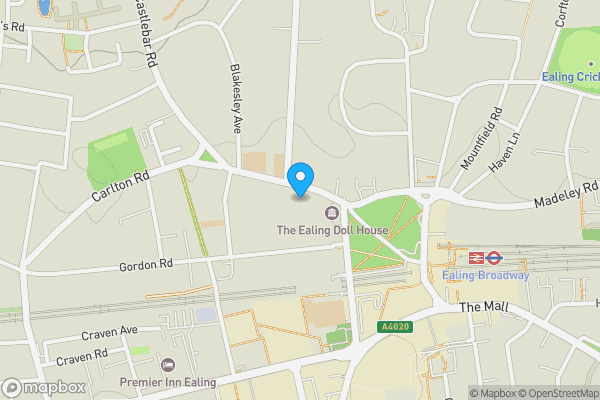 Map location for 7 Castlebar Road, Ealing, London W5 2DL
