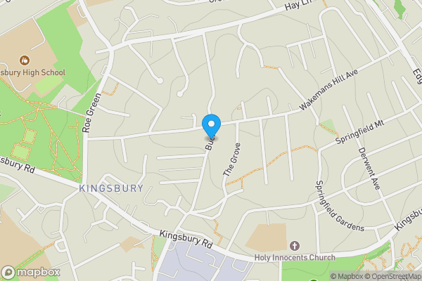 Map location for 2 Stonegate Court, Buck Lane, KINGSBURY, NW9 0AL