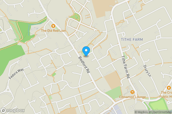 Map location for 15 Thornview Road, Houghton Regis, Dunstable, Bedfordshire, LU5 5HS