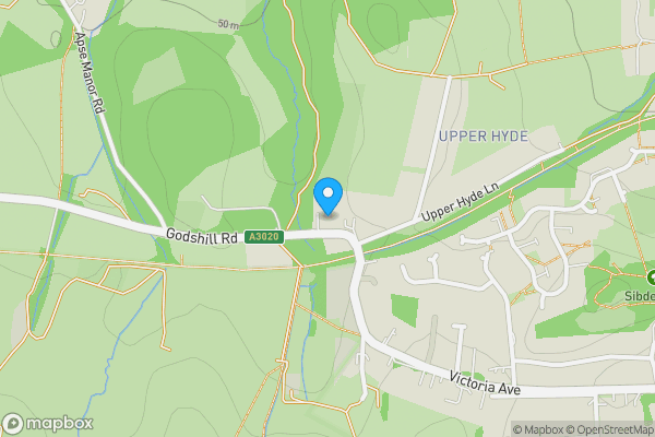 Map location for Tinkers Coppice, Victoria Avenue, Shanklin, Isle Of Wight, PO37 6QL