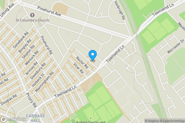 Map location for 14 Curate Road, Liverpool L6 0BZ