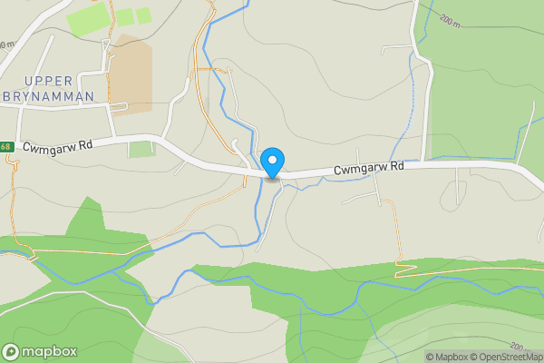 Map location for 127 Cwmgarw Road, Upper Brynamman, Ammanford, SA18 1DB, Ammanford, SA18 1DB