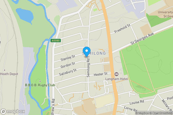 Map location for 64 Semilong Road, Northampton, Northamptonshire NN2 6BX