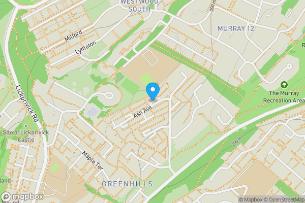 Map location for Ash Place, Glasgow, Lanarkshire, G75 9ET