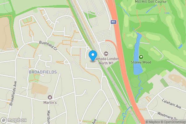 Map location for 62 Luther Close, Edgware, Middlesex, HA8 8YY