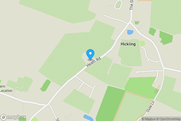 Map location for 1 Heath Road, Hickling, Norwich, Norfolk, NR12 0YE