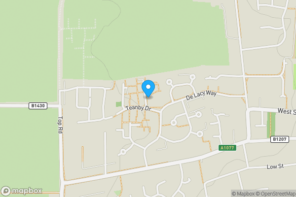 Map location for 21. Hiles Avenue Winterton, Scunthorpe, South Humberside, DN15 9XY