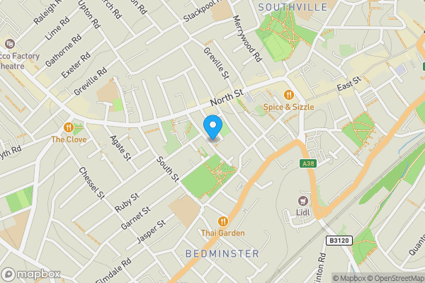 Map location for 35 Sion Road, Southville, BS3 3BD