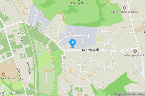Map location for 70A Reddicap Hill, Sutton Coldfield, West Midlands, B75 7BG