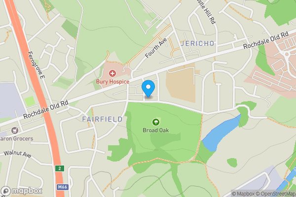 Map location for 127 Broad Oak Lane, Bury, BL9 7SE