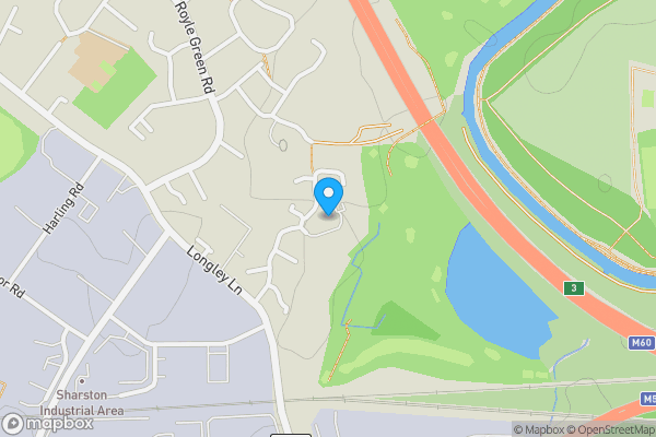 Map location for Apartment 3 Rose Hill, 50a Bronington Close, Northenden, Greater Manchester, M22