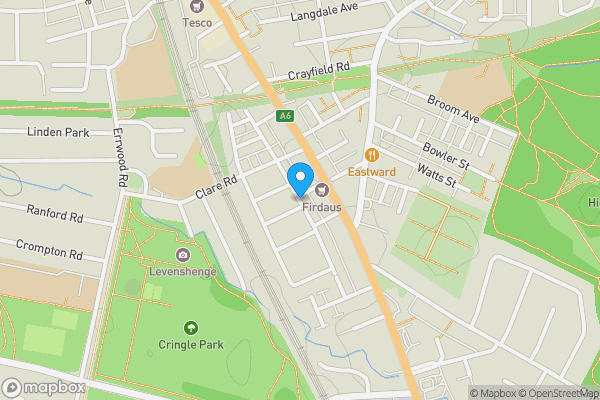 Map location for Henderson Street, Manchester, M19