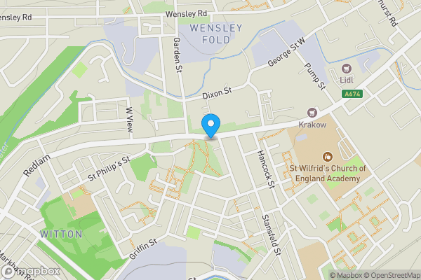 Map location for 85A Bank Top, Blackburn BB2 1TN