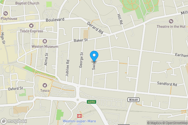 Swiss Road, Weston-super-Mare, North Somerset, BS23 3AX High Street and Waterloo Street Weston-super-Mare, North Somerset Swiss Road Weston-super-Mare, North Somerset Walliscote Road Weston-super-Mare, North Somerset