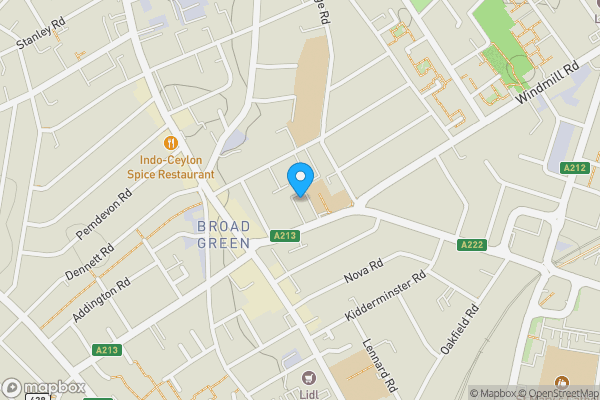 Map location for 16 St. James Court, St. James's Road, Croydon, Surrey, CR0 2SE