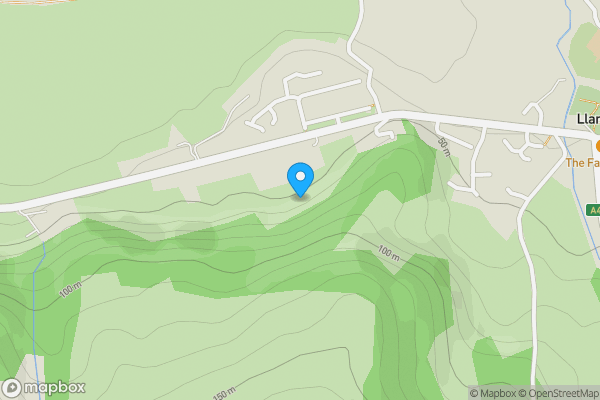 Map location for 1 Glanllyn, Pentre Llyn, Aberystwyth, Ceredigion, SY23 4NS