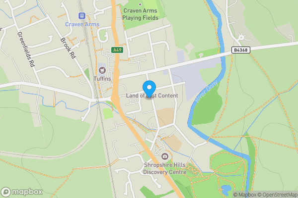 Map location for 11 Market Street, Craven Arms, SY7 9NW