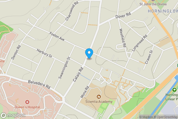 Map location for 116 Calais Road, Burton-On-Trent, Staffordshire DE13 0UL