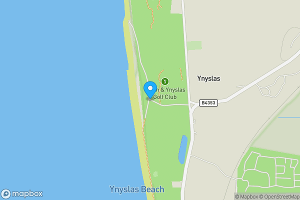 Map location for Ynyslas Borth, SY24