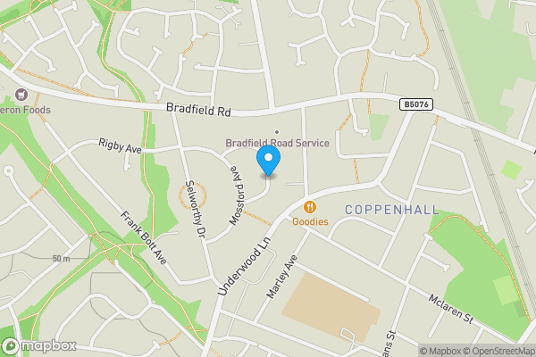 Map location for Nutfield Avenue, Crewe, Cheshire, CW1 3RU
