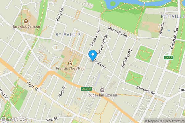 Map location for Flat 2 Coopers Court, St. Pauls Road, CHELTENHAM, GL50 4EX