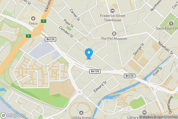 Map location for Arthur Place, BIRMINGHAM, West Midlands, B1 3DB