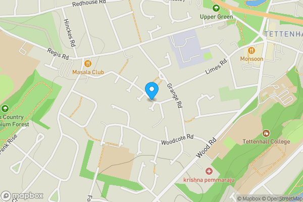 Map location for Cornwall Road, Wolverhampton, West Midlands, WV6 8UZ