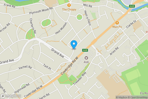 Map location for Pendine Road, Cardiff, CF5 4BN