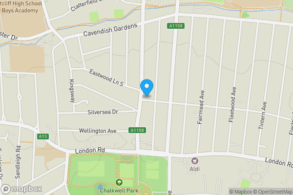 Map location for Flat 3, 459 Westborough Road, Westcliff on Sea, Essex, SS0 9TJ
