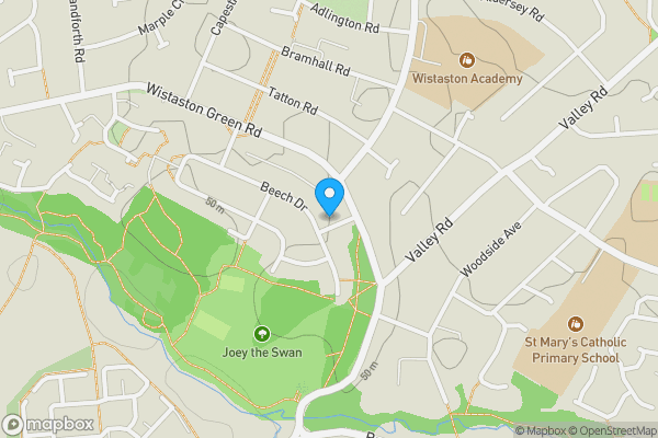 Map location for 8 Laurel Drive, Wistaston, Crewe, CW2 8RF