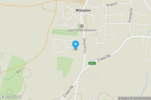 Map location for 5 Sandylands Park Wistaston, Crewe, Cheshire, CW2 8HE