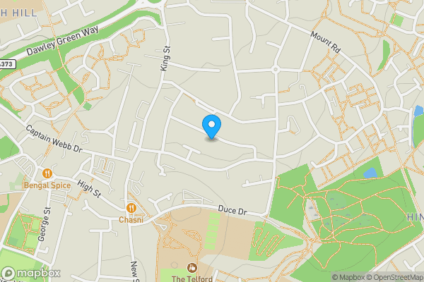 Map location for No. 36 Gloucester Avenue, Telford, Shropshire, TF4 2HX