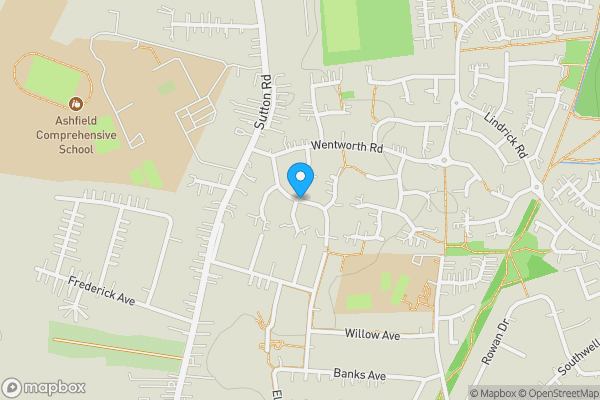 Map location for Gleneagles Drive, Nottingham, Nottinghamshire, NG17 8NB